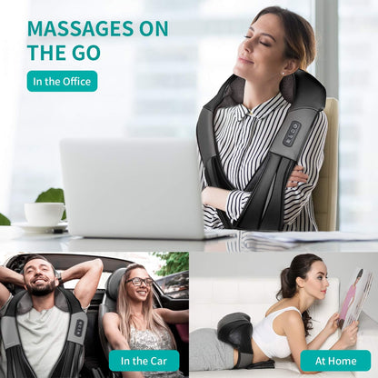 Nekeck: 3D Shiatsu Neck and Back Massager with Heat