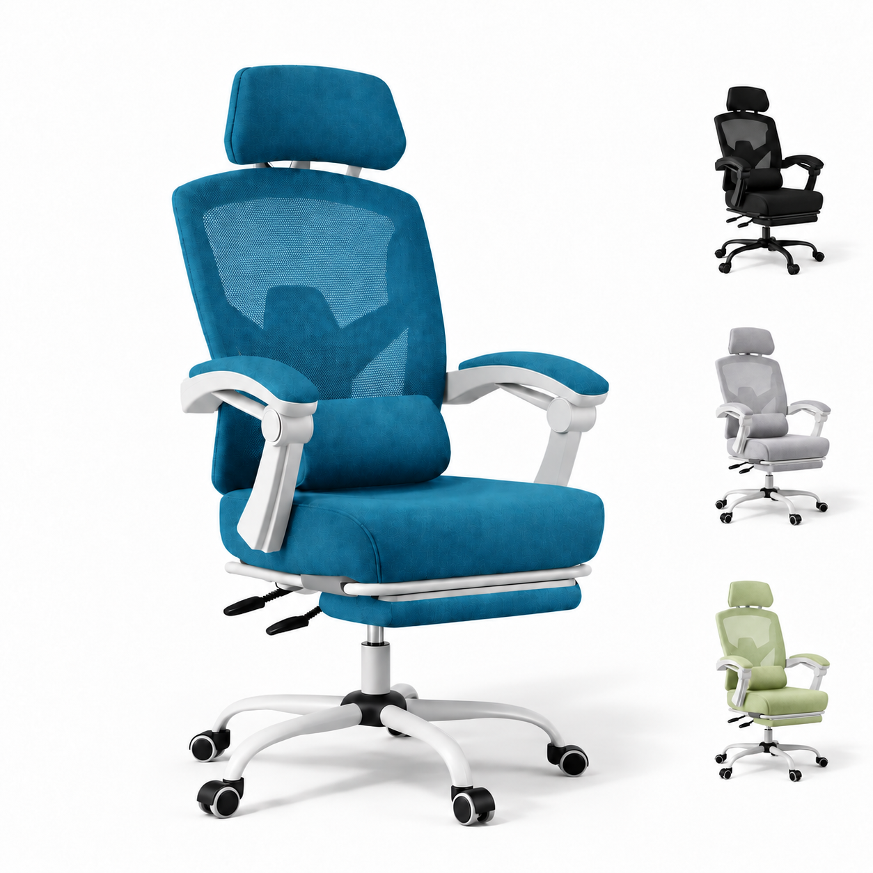 CDC Stealth™ - Ergonomic Office Chair with Lumbar and Headrest Support