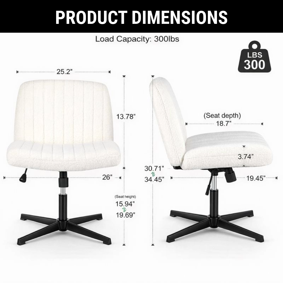CDC Halo Chair for Work and Vanity - Stylish and Comfortable CDC Halo Chair for Work and Vanity - Stylish and Comfortable